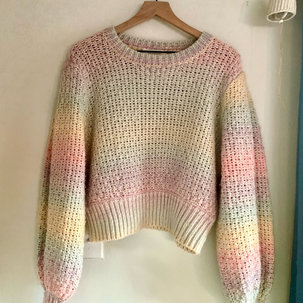 Steele- “Kaleidoscope Jagger Knit” Dreamy pastel sweater